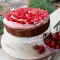 Cherry Cake with Strawberry Cream