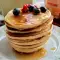 Tortitas americanas de crema agria