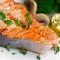 Salmon Steak with Parsley Sauce