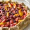 Open Faced Pie with Fruits