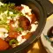 Greek Potato Stew with Olives and Feta Cheese