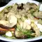 Grilled Vegetables with Marinated Mushrooms and Garlic