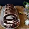 Cocoa Swiss Roll with Coffee and Cream