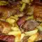 Potatoes with Mixed Meat in the Oven