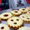 Favoriete kerst Linzer koekjes