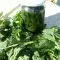 Nettle Preserves in Jars