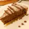 Crostata de chocolate en tres capas