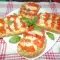 Crostini de tomate y mozzarella