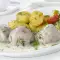 Lamb Meatballs in Yogurt Sauce