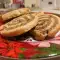 Galletas caracolas de espelta para Navidad