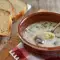 Mushroom Soup with Milk and Vegetables