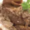 Tender Steaks in a Glass Cook Tray