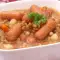 Chickpeas with Sausages and Lentils