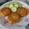 Vegetarian Rice Patties with Zucchini and White Cheese