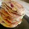 Banana Pancakes with Cherries