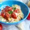 Pasta mit Cherrytomaten und Basilikum