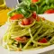 Spaghetti with Arugula and Tomatoes