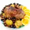 Roasted Goose with Apples and Prunes