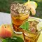 Italian Lemonade with Peaches and Mint