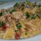 Penne with Chorizo and Eggs