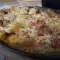 Creamy Chicken Casserole with Potatoes and Mushrooms