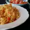 Pilaf picante con cominos (sin carne)