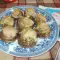 Stuffed Mushrooms with Minced Meat and Yellow Cheese