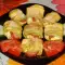 Zucchini Rolls with Fillet and Processed Cheese