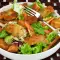 Crumbed Mushrooms on a Bed of Lettuce