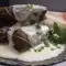 Dolmades mit weißer Soße