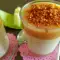 Melonen Semifreddo mit hausgemachtem Krokant und Toffee