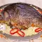 Stuffed Carp with Rice and Raisins