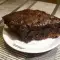 Chocolade brownie met walnoten