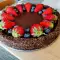 Chocolate Tart with Carob and Berries