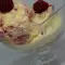 Fruit Ice Cream with Mango and Raspberries