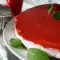 Tarta de fresas con crema agria