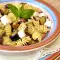 Cold Pasta with Eggplant, Feta Cheese and Olives