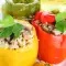 Stuffed Peppers with Mushrooms baked in the Oven