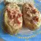 Stuffed Potatoes with Ham and Cheese