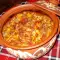 Pork with Mushrooms and Potatoes in a Clay Pot