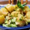 Warm Salad with New Potatoes and Cucumber