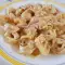 Tortellini mit Speck und Sahne