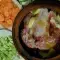 Rabbit with Leeks and Carrots in a Clay Pot