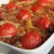 Pasta, Minced Meat and Cherry Tomato Casserole