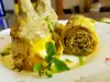 Roman Artichokes with Lemon and White Wine