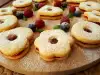 Linzer Cookies with Baileys