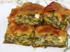 Nettle Pie (Zelnik) with Feta Cheese