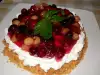 Biscuit Tart with Mascarpone, Cherries and Sour Cherries