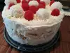 Biscuit Cake with Raffaello Cream