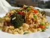 Blanched Rice with Vegetables